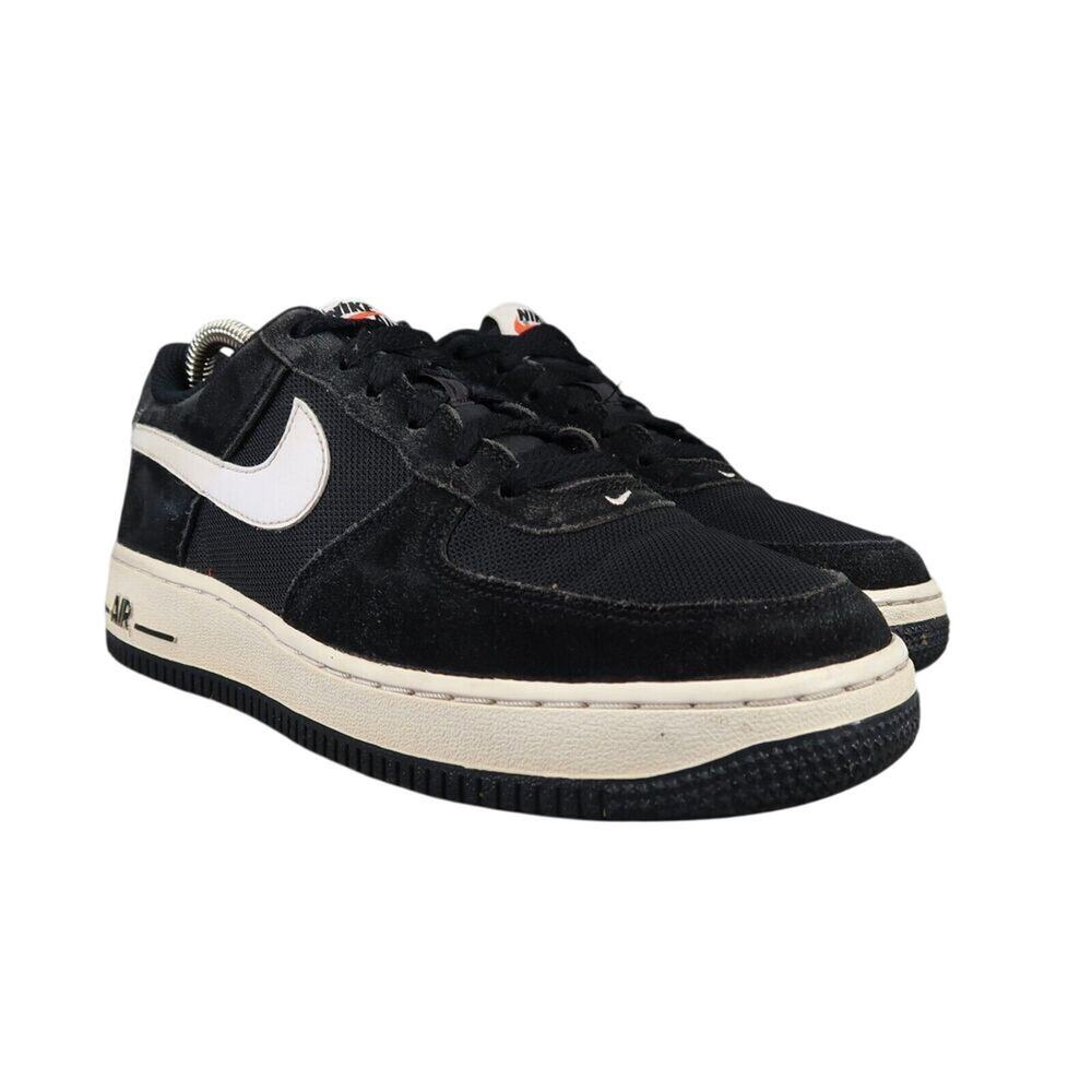 Nike Shoes Youth 5.5 Sneakers Air Force 1 Lifestyle Active Casual Leather Black